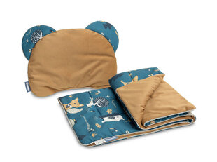 Комплект пледа и подушки Sensillo Caramel Bears цена и информация | Детское постельное бельё | hansapost.ee
