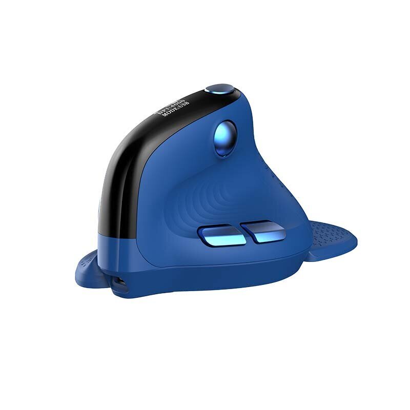 Wireless Ergonomic Mouse Delux M618XSD BT+2.4G RGB (blue) цена и информация | Arvutihiired | hansapost.ee