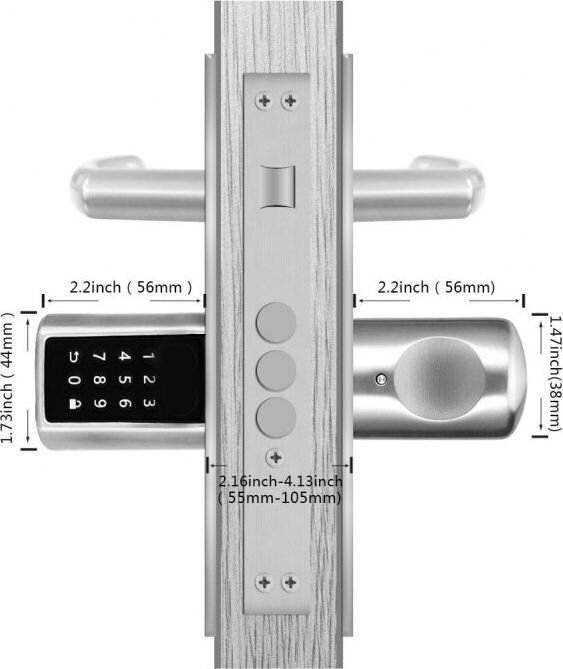 Nutikas elektrooniline lukk Woox, R7056 ZigBee hind ja info | Nutiseadmed ja lisatarvikud | hansapost.ee