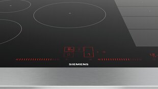 Pliidiplaat Siemens EX801LVC1E Must, Roostevaba teras Sisseehitatud induktsioonpliit 5 põletit цена и информация | Варочные поверхности | hansapost.ee