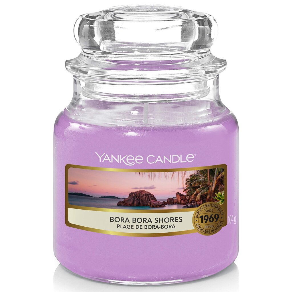 Lõhnaküünal Yankee küünal "Bora Bora Shores" 104 g цена и информация | Küünlad, küünlajalad | hansapost.ee