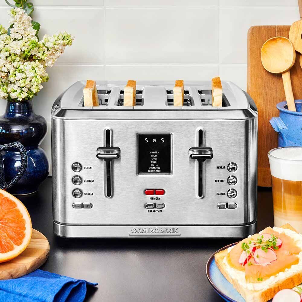 Gastroback Design Toaster Digital 4S цена и информация | Rösterid | hansapost.ee