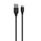 Devia cable Gracious USB - MicroUSB 1,0 m 2,4A black hind ja info | Mobiiltelefonide kaablid | hansapost.ee