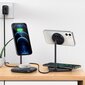 Acefast 15W Qi Wireless Charger for iPhone (with MagSafe) and Apple AirPods Stand Holder Magnetic Holder Gray (E6 gray) цена и информация | Laadijad mobiiltelefonidele | hansapost.ee