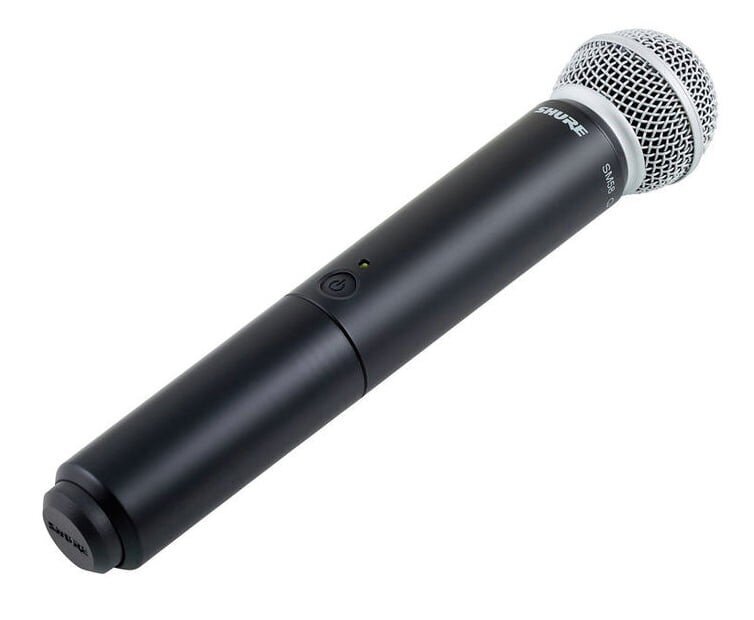 Juhtmevaba mikrofon koos jaamaga Shure BLX24E/SM58-K14 hind ja info | Mikrofonid | hansapost.ee