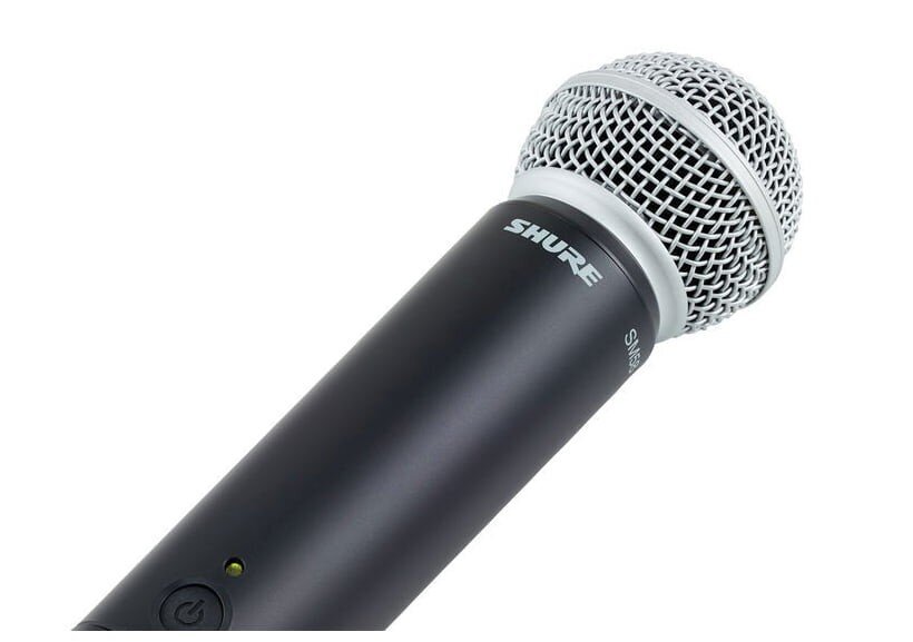 Juhtmevaba mikrofon koos jaamaga Shure BLX24E/SM58-K14 hind ja info | Mikrofonid | hansapost.ee