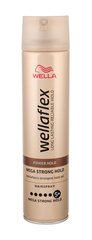 Tugev fikseeriv juukselakk Wella Wellaflex Mega Strong Hold 250 ml hind ja info | Juuste viimistlusvahendid | hansapost.ee