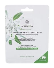 Ühekordne noorusliku kontsentraadiga kangasmask The Body Shop Drops Of Youth 21 ml цена и информация | Маски для лица, патчи для глаз | hansapost.ee