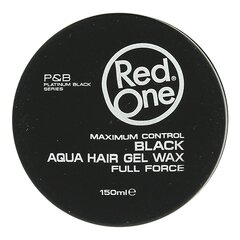 Tugevalt fikseeriv juuksevaha Red One Aqua 150 ml, Black hind ja info | Juuste viimistlusvahendid | hansapost.ee