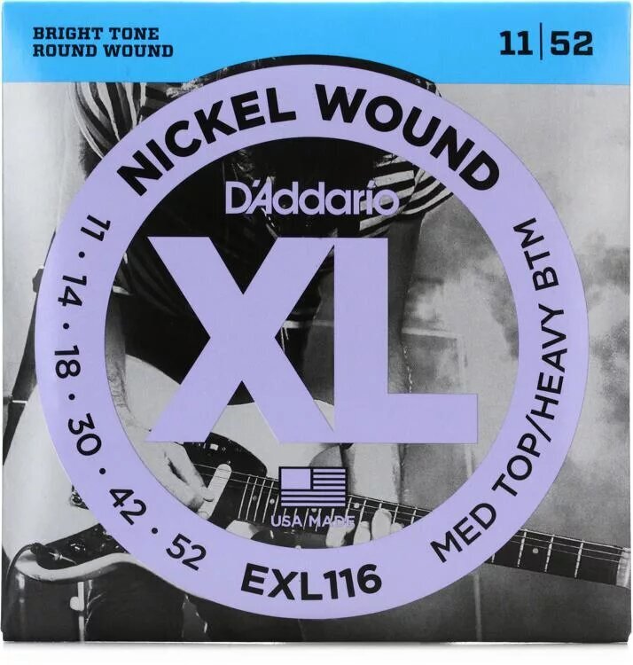 Elektrikitarri keeled D'Addario EXL116 .011 hind ja info | Muusikainstrumentide tarvikud | hansapost.ee