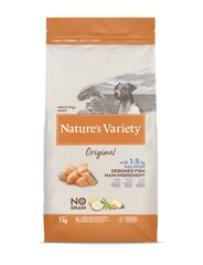 Nature's Variety Dog Original No Grain Mini Adult Salmon teraviljavaba kuivtoit lõhega täiskasvanud koertele, 7 kg hind ja info | Nature's Variety Koerad | hansapost.ee