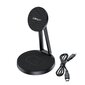 Acefast Qi Wireless Charger 15W for iPhone (with MagSafe) and Apple AirPods Stand Holder Magnetic Holder Black (E8 black) hind ja info | Laadijad mobiiltelefonidele | hansapost.ee