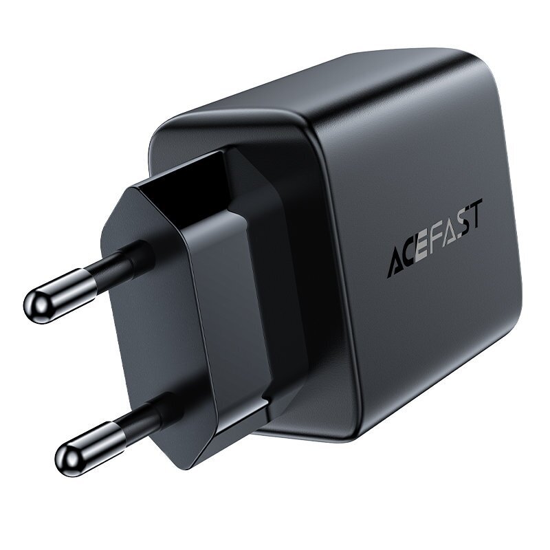 Acefast charger 2x USB 18W QC 3.0, AFC, FCP black (A33 black) hind ja info | Laadijad mobiiltelefonidele | hansapost.ee