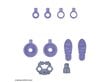 Bandai - 30MS Option Body Parts Type A02 [Color A], 62066 цена и информация | Klotsid ja konstruktorid | hansapost.ee