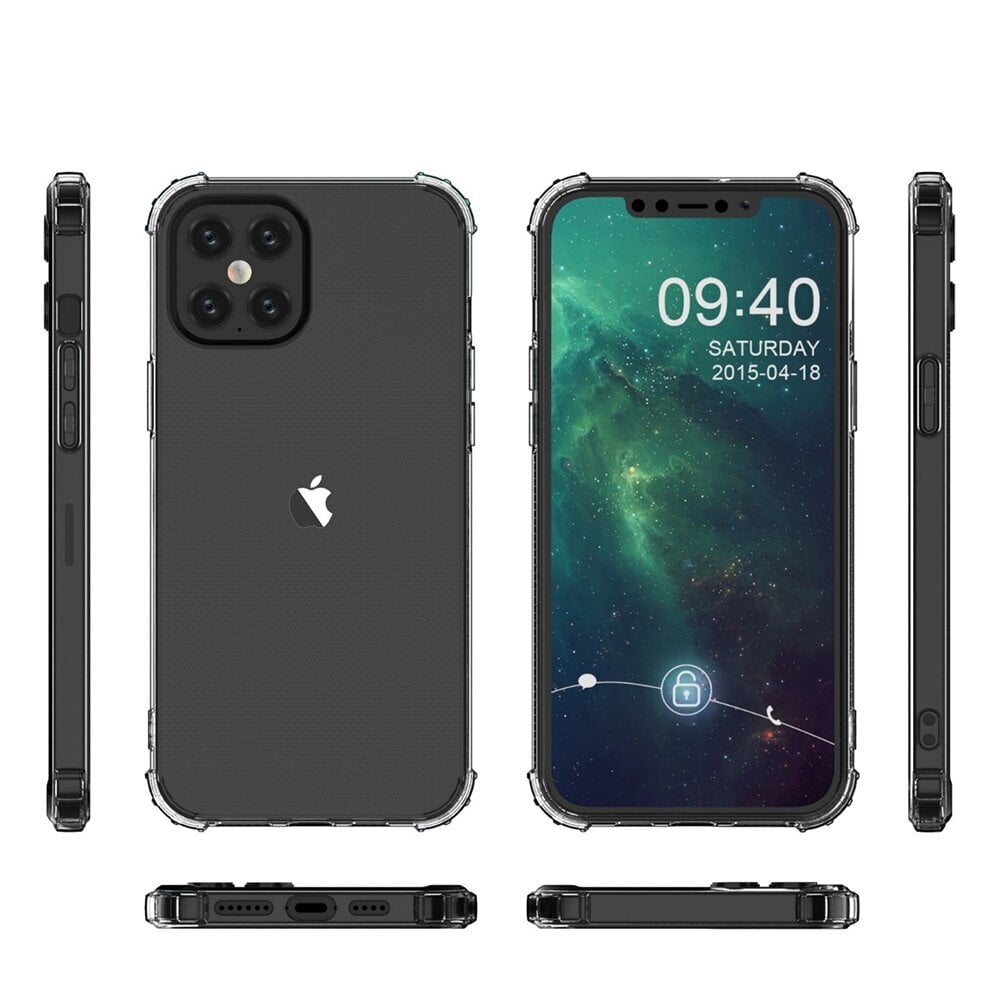 Anti Shock 1,5mm case for Samsung Galaxy A52 4G / A52 5G / A52S 5G transparent цена и информация | Telefonide kaitsekaaned ja -ümbrised | hansapost.ee