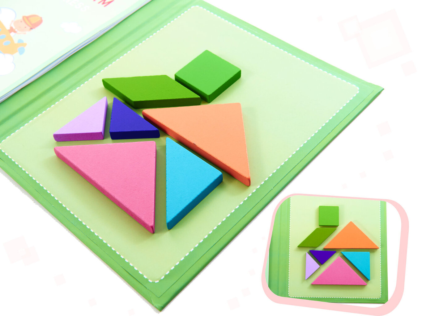 Magnetraamat - 3D pusle klotsidega hind ja info | Arendavad laste mänguasjad | hansapost.ee