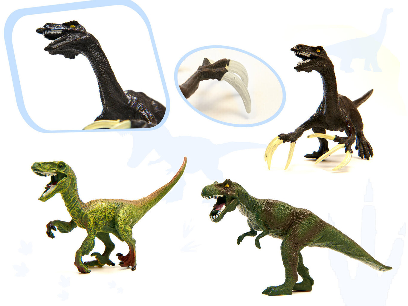 Dinosauruse kujukeste komplekt, 14 tk цена и информация | Arendavad laste mänguasjad | hansapost.ee