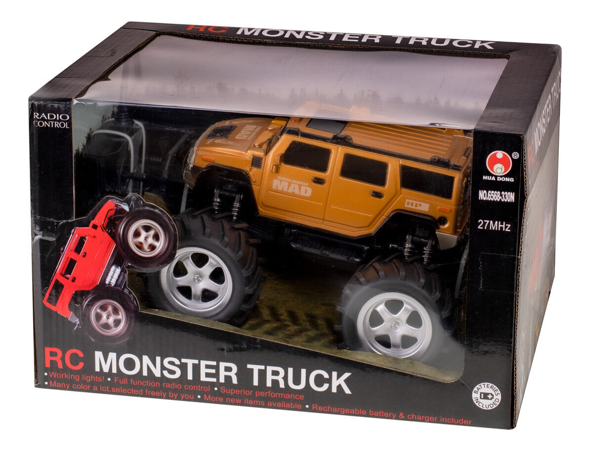 RC maastur MAD monster truck kuldsed värvid цена и информация | Mänguasjad poistele | hansapost.ee