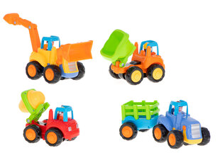 Набор пластиковых автомобилей (4 шт.) цена и информация | Игрушки для мальчиков | hansapost.ee