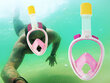Snorgeldamismask täis S/M roosa hind ja info | Ujumismaskid | hansapost.ee