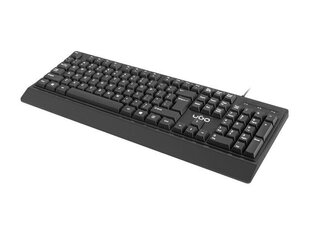 Клавиатура UGO ASKJA K200 US 1,5 м, черная цена и информация | Клавиатуры | hansapost.ee