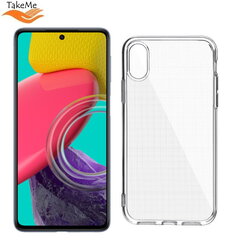 TakeMe Perfect Clear 2mm Transparent thin back case for Samsung Galaxy M53 5G (M536B) hind ja info | Telefonide kaitsekaaned ja -ümbrised | hansapost.ee