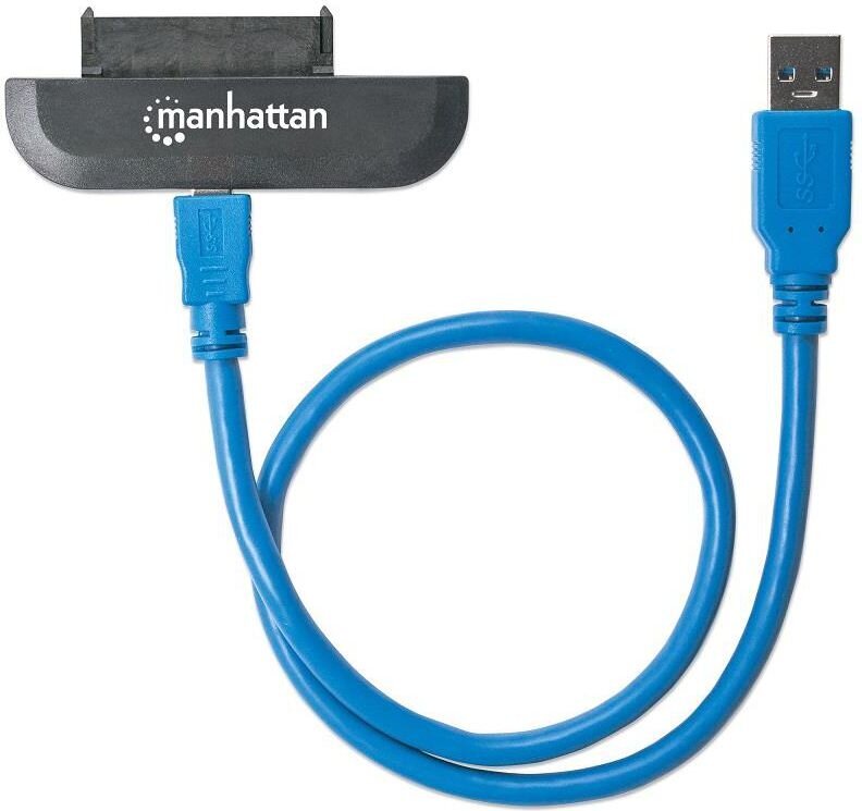 Manhattan adapter SuperSpeed USB 3.0 SATA 2.5"-le kuni 5 Gbps hind ja info | USB adapterid ja jagajad | hansapost.ee
