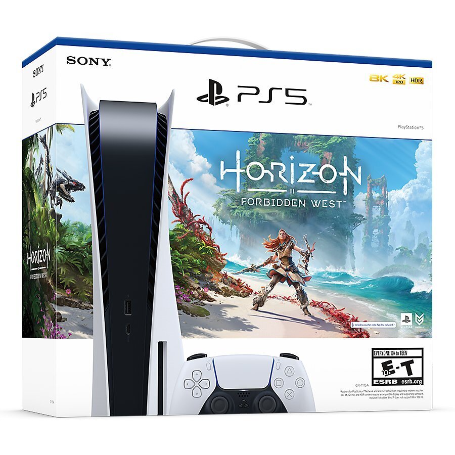 Sony Playstation 5 Blu-ray Edition + Horizon: Forbidden West hind ja info | Mängukonsoolid | hansapost.ee