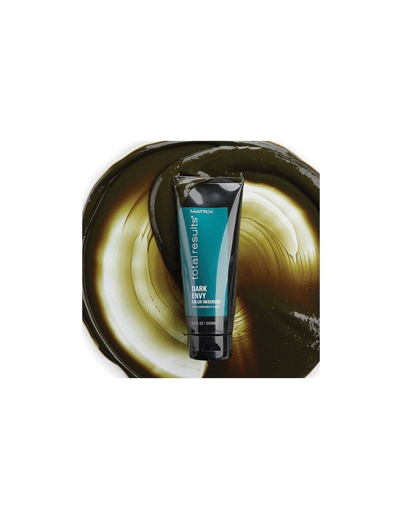 Matrix Mask tumedate juuste punaste toonide neutraliseerimiseks Total Results Dark Envy (Color Obsessed Mask) 200 ml цена и информация | Juuksemaskid, õlid ja seerumid | hansapost.ee