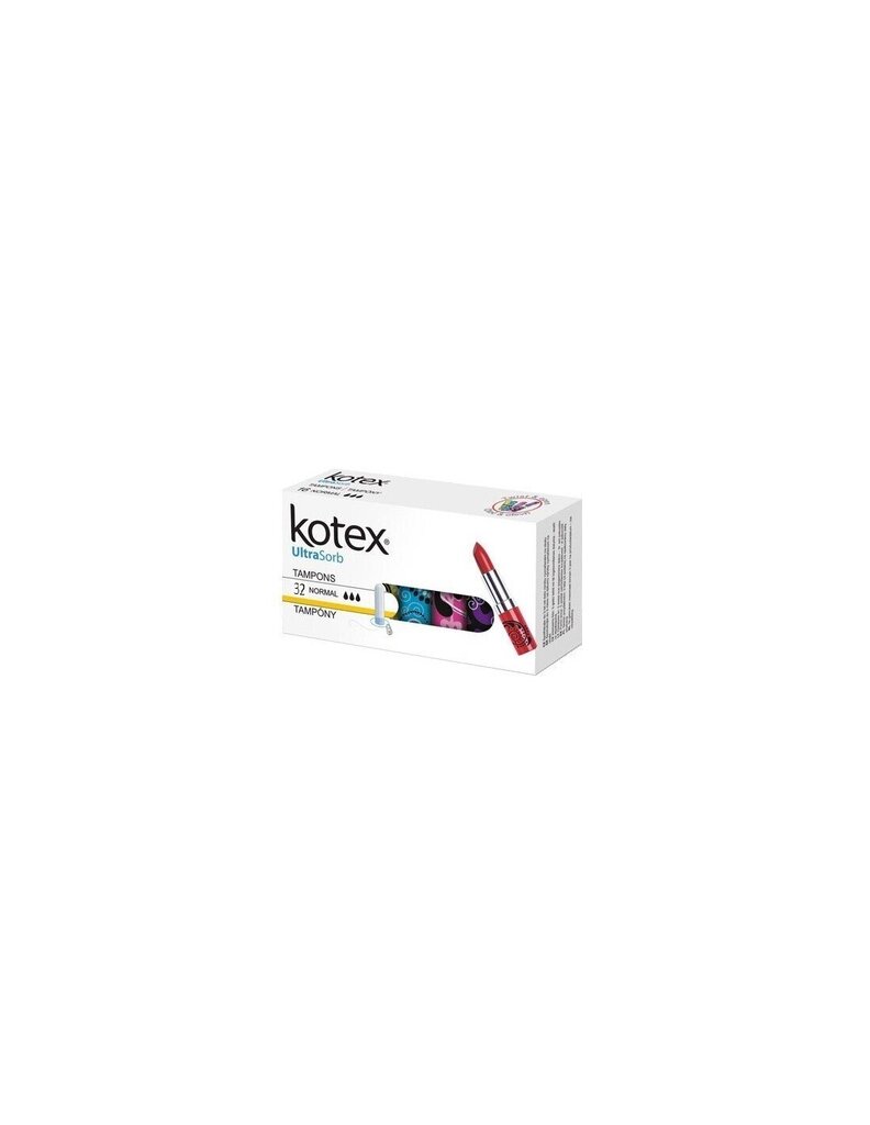 KOTEX Tampons Ultra Sorb Normal hind ja info | Tampoonid, hügieenisidemed ja menstruaalanumad | hansapost.ee