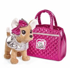 Плюшевый Chihuahua Fashion Glam с корзиной Simba Chi Chi Love, 20 см цена и информация |  Мягкие игрушки | hansapost.ee