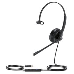 Yealink UH34 MONO TEAMS headphones/headset Wired Head-band Office/Call center USB Type-A Black hind ja info | Handsfree seadmed | hansapost.ee
