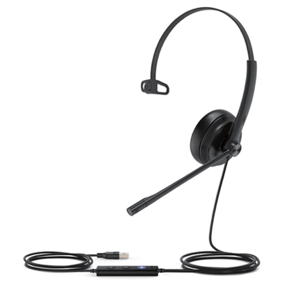 Yealink UH34 MONO TEAMS headphones/headset Wired Head-band Office/Call center USB Type-A Black цена и информация | Handsfree seadmed | hansapost.ee