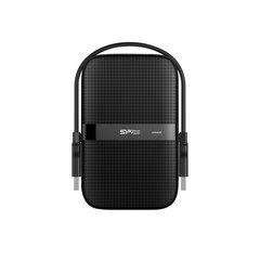 Dysk zewnętrzny Silicon Power Armor A60 4TB 2.5" USB 3.2 5400 obr/min Black price and information | Välised kõvakettad | hansapost.ee