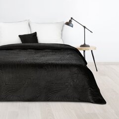 Voodikate Luiz4, must, 170 x 210 cm hind ja info | Pleedid, voodikatted ja päevatekid | hansapost.ee