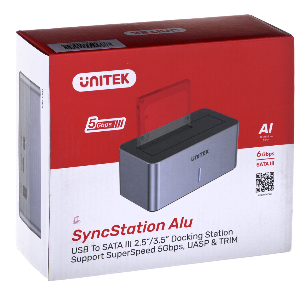 UNITEK CLONE STATION HDD/SDD 2,5/3,5", USB 3.1 цена и информация | Väliste kõvaketaste ümbrised | hansapost.ee