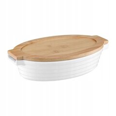Форма для выпечки Ambition с бамбуковым подносом Blanc, 24x17x8 см цена и информация | Формы, посуда для выпечки | hansapost.ee