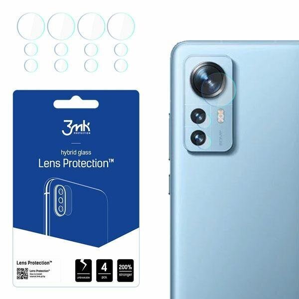 3MK Lens Protect sobib Xiaomi 12 / 12X kaamerale, 4 tk hind ja info | Ekraani kaitseklaasid ja kaitsekiled | hansapost.ee