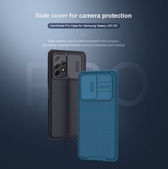 Telefoniümbris Nillkin CamShield Pro Armored - Samsung Galaxy A53 5G, must hind ja info | Telefonide kaitsekaaned ja -ümbrised | hansapost.ee