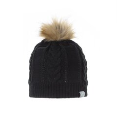 Huppa зимняя шапка для девочек ZINA, черный  907162611 цена и информация | Шапки, перчатки, шарфы для девочек | hansapost.ee