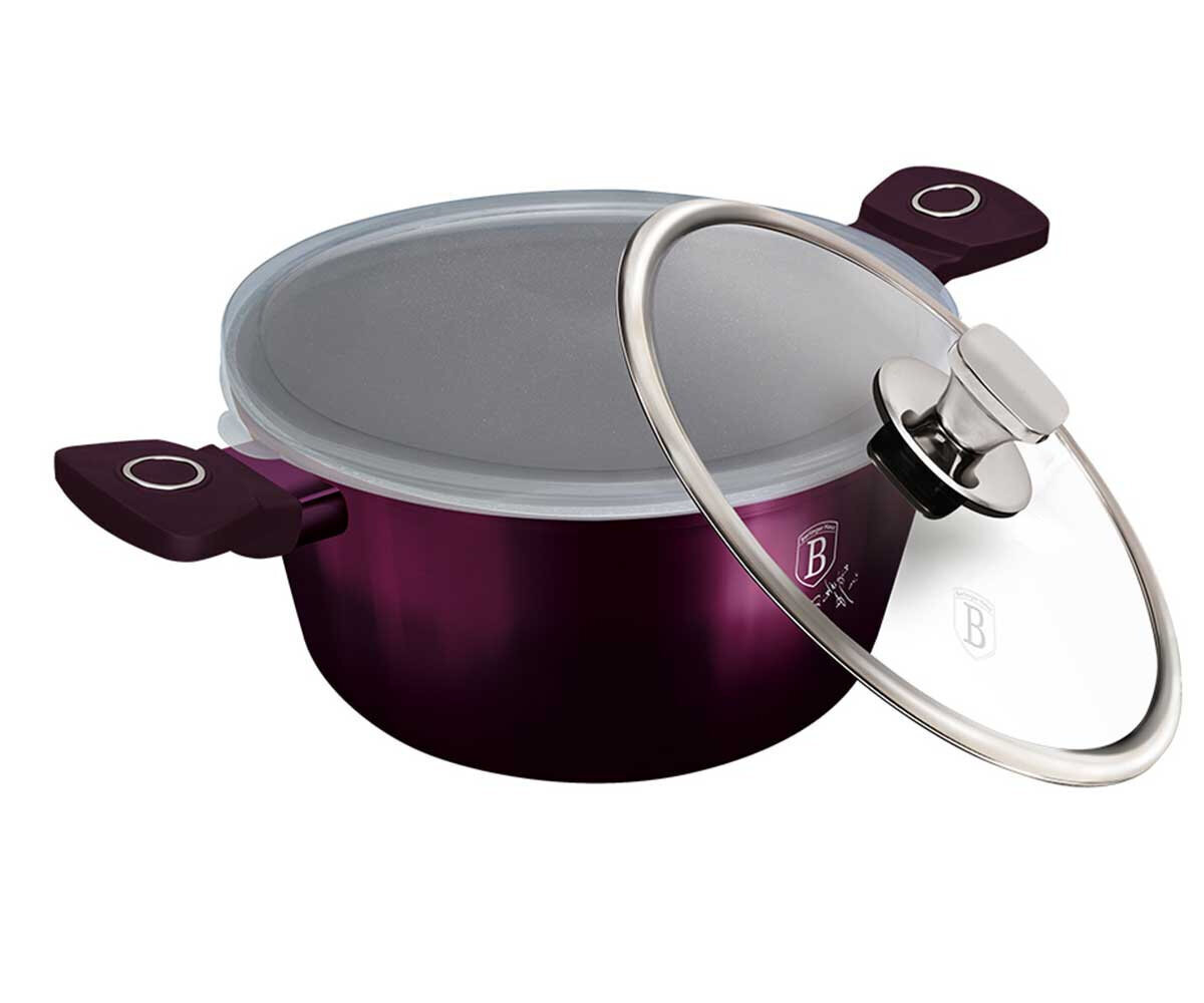 TITAANI POT 24cm BERLINGER HAUS BH-6629 PURPLE hind ja info | Potid | hansapost.ee