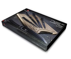 Berlinger Haus Набор из 5 кухонных ножей с доской  BH-2549 цена и информация | Ножи и аксессуары для них | hansapost.ee