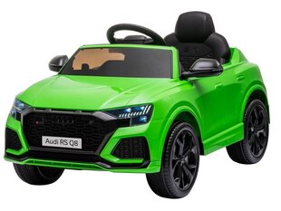 Elektriline maastur Audi RS Q8, roheline цена и информация | Электромобили для детей | hansapost.ee