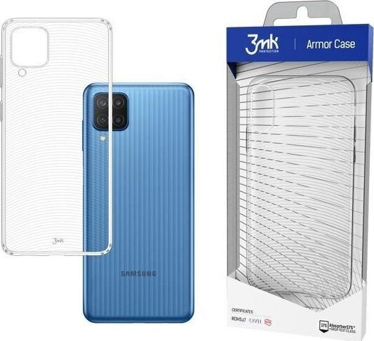 3MK Etui Armor Case, telefonile Samsung M127 M12, läbipaistev hind ja info | Telefonide kaitsekaaned ja -ümbrised | hansapost.ee