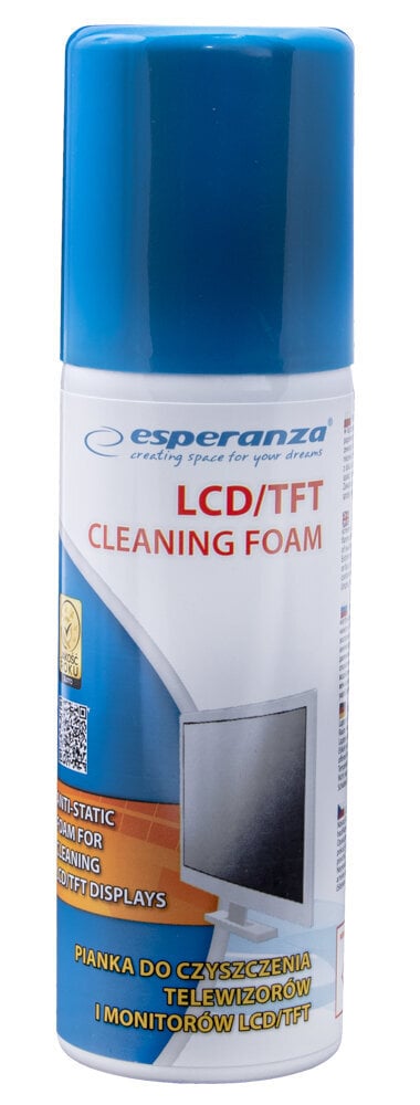 LCD/TFTekraani puhastusvaht Esperanza ES101, 100ml hind ja info | Puhastusvahendid | hansapost.ee
