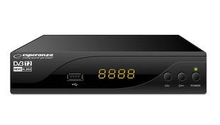 ТВ-приемник Esperanza EV106P, DVB-T2 H.265/HEVC цена и информация | TV - антенны | hansapost.ee