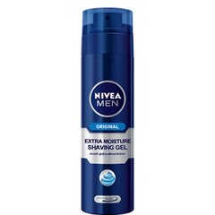 Nivea Original Extra Moisture Shaving Gel 200ml цена и информация | Средства для бритья и косметика | hansapost.ee