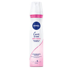 Nivea Care & Hold Soft Touch Hair Lacquer - Hair spray 250ml цена и информация | Средства для укладки | hansapost.ee
