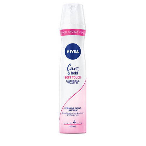 Juukselakk Nivea Care & Hold Soft Touch, 250 ml hind ja info | Juuste viimistlusvahendid | hansapost.ee