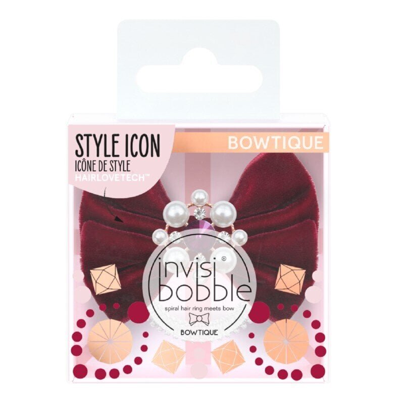 Invisibobble BOWTIQUE British Royal Take a Bow цена и информация | Juukseaksessuaarid | hansapost.ee